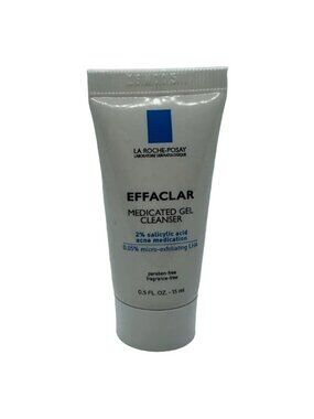 La Roche-Posay Effaclar Medicated Gel Cleanser 2% Salicylic Acid 0.5oz/15mL